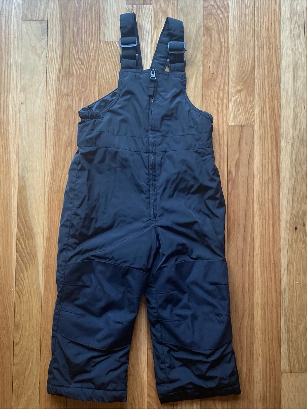 Lands' End Kids Black Snow Bib and Accessories Set